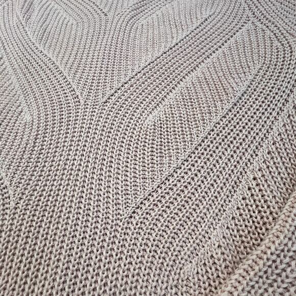 Christopher & Banks Pink 100% Cotton Knit Sweater Size Large - Picture 6 of 7